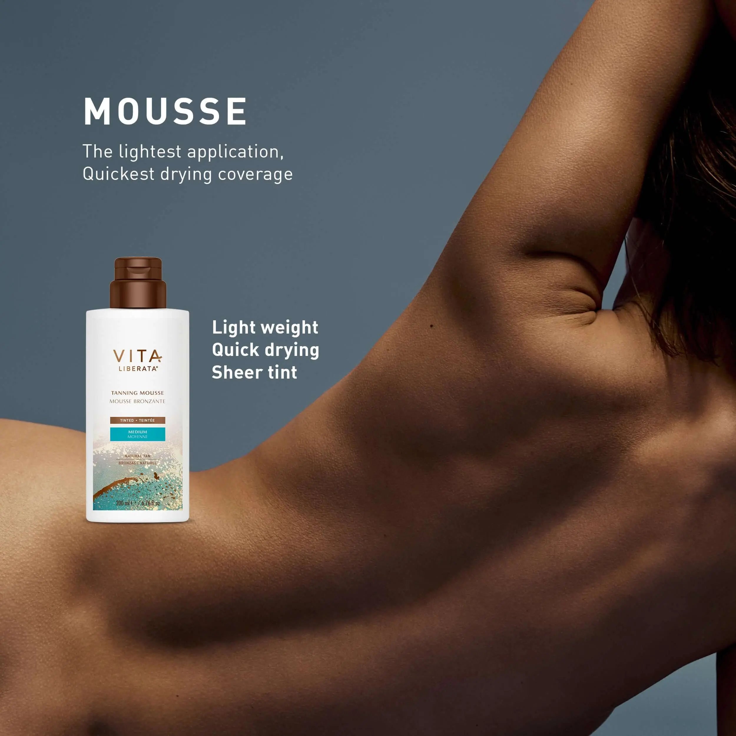 TINTED TANNING MOUSSE DARK Vita Liberata