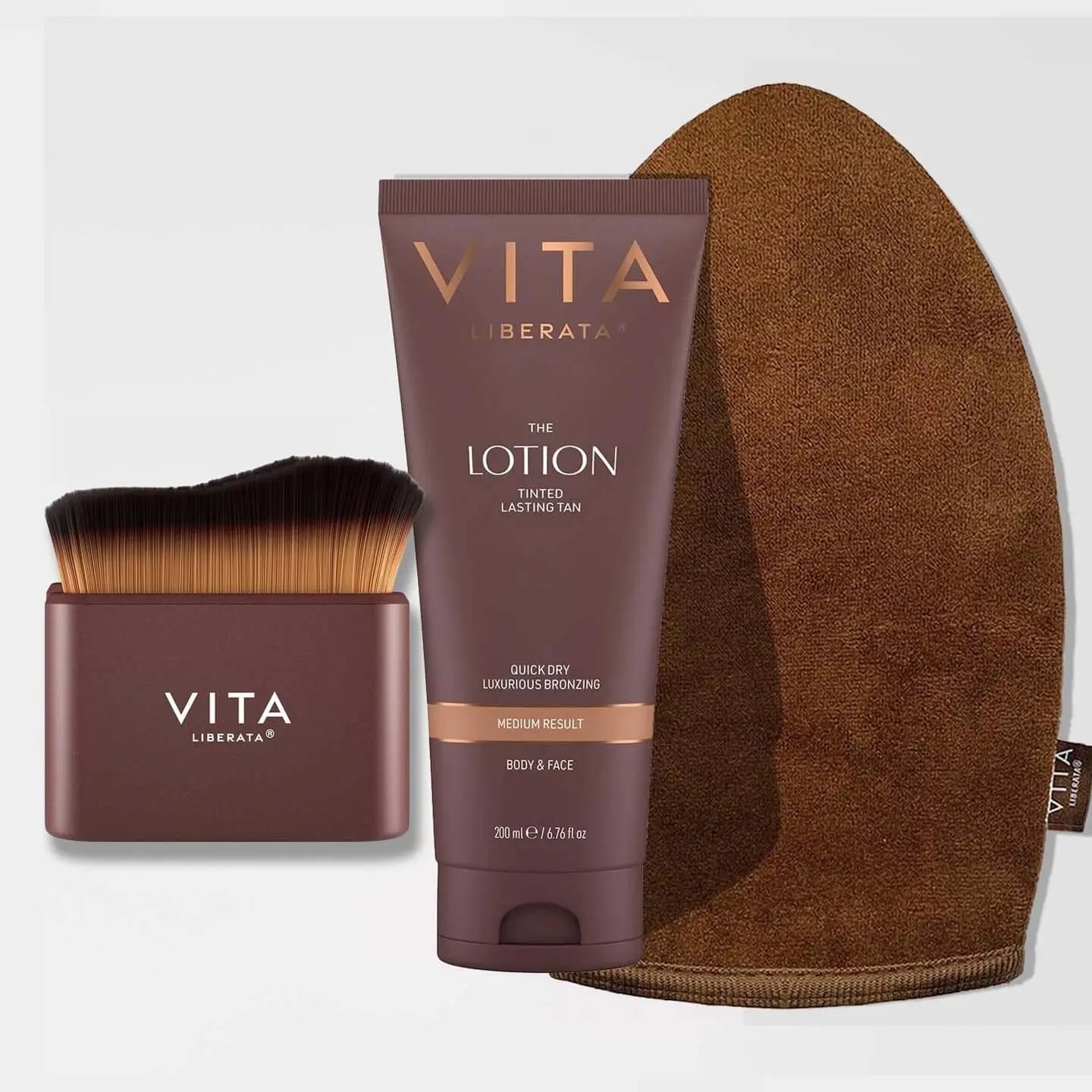 2 IN 1 MIRACLE BRUSH & MITT SET MEDIUM Vita Liberata