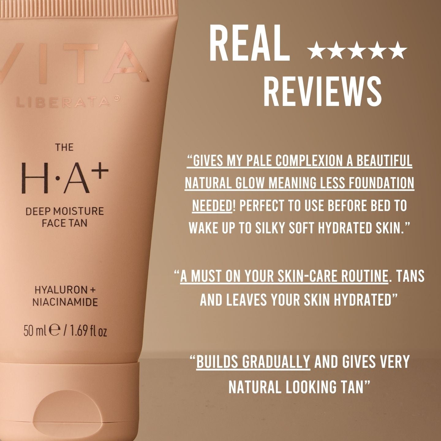 THE HA + FACE TAN WITH NIACINAMIDE TRAVEL SIZE