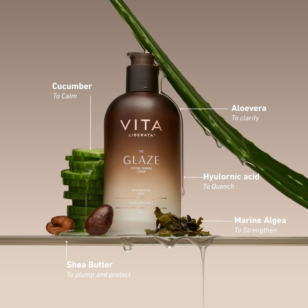 The Glaze Peptide Tanning Serum