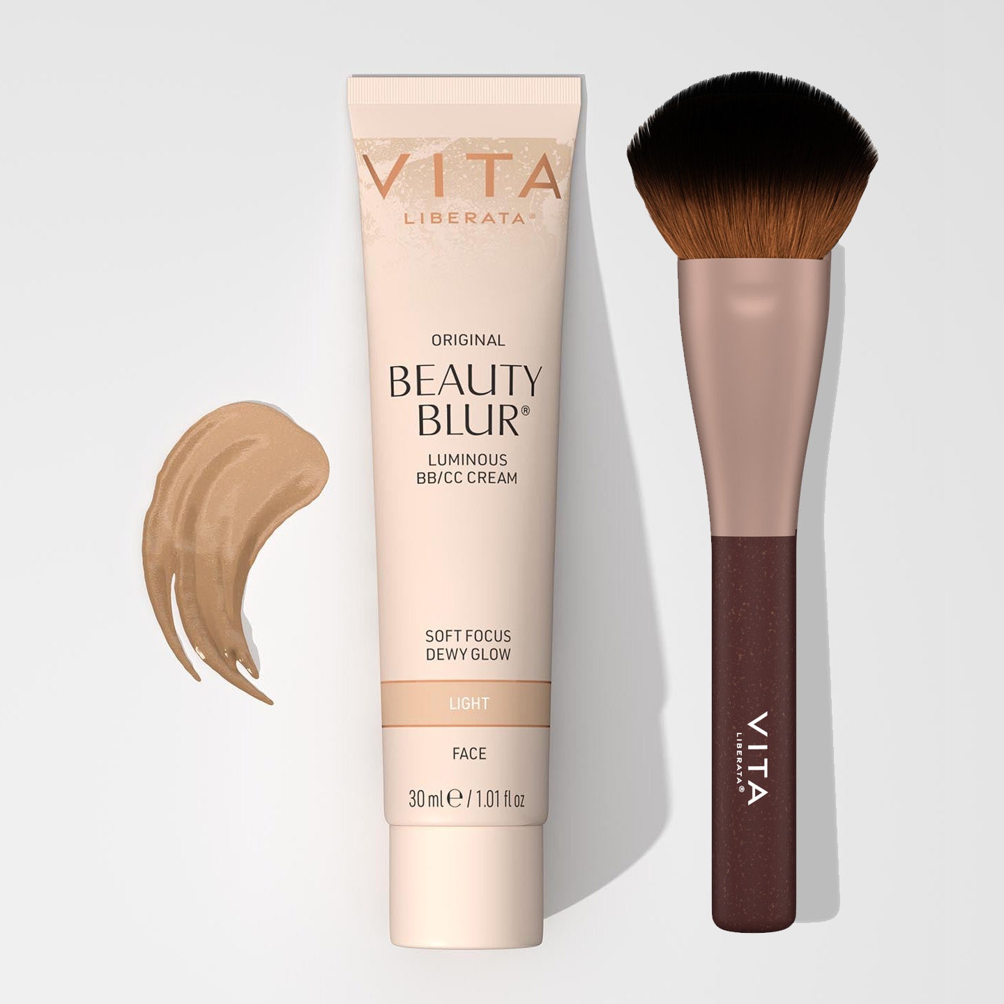 BEAUTY BLUR & FACE BRUSH SET: LIGHT