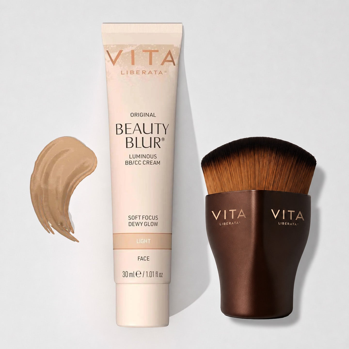 BEAUTY BLUR & PYRAMID BRUSH SET: LIGHT