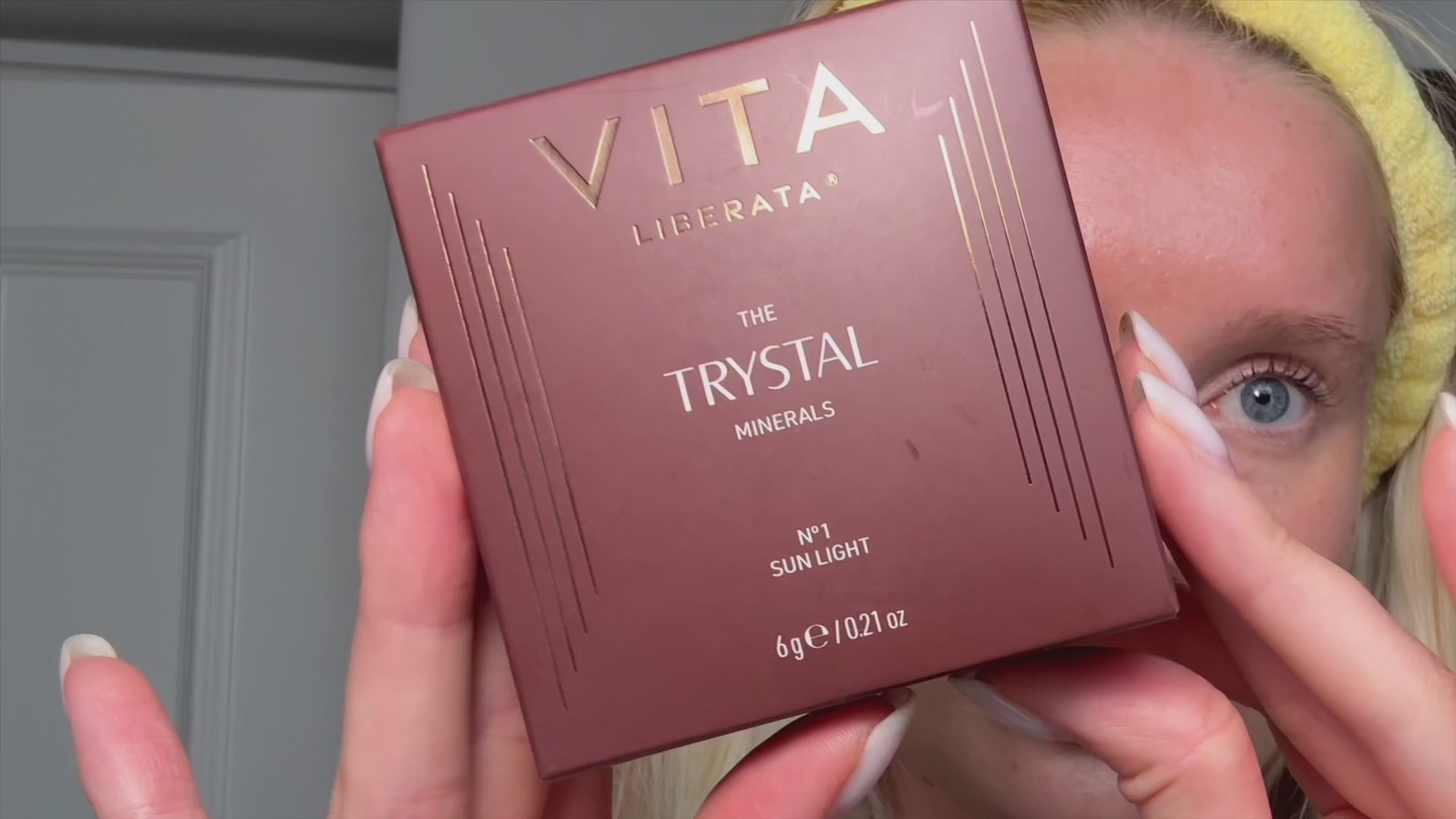 THE TRYSTAL, BRONZING MINERALS No.1 SUNLIGHT + KABUKI BRUSH